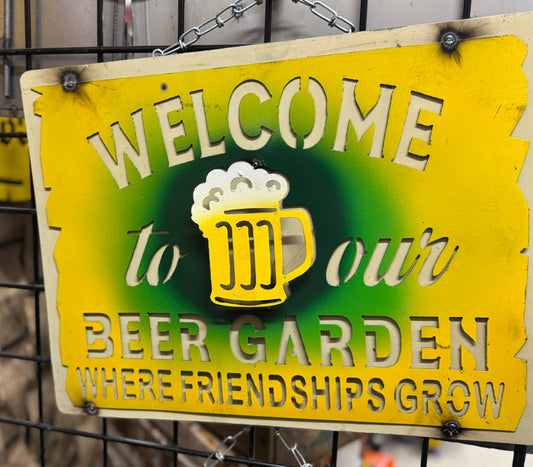 Beer Garden Sign