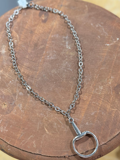 Silver Bit Necklace
