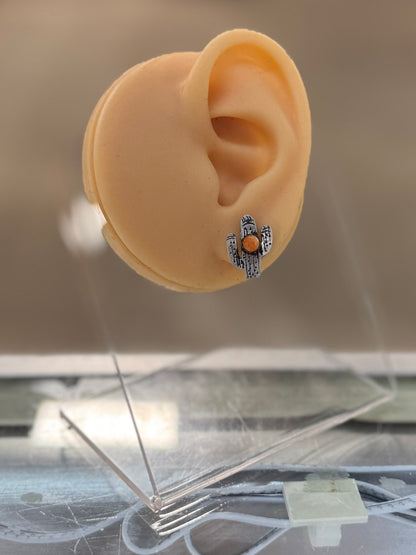 Spiny Oyster Cactus Stud Earrings
