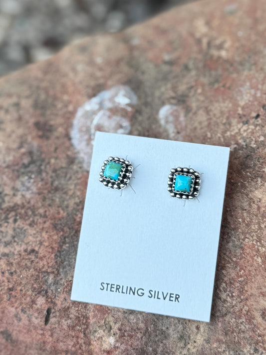 {Everyday} Kingman Sterling Square Stud
