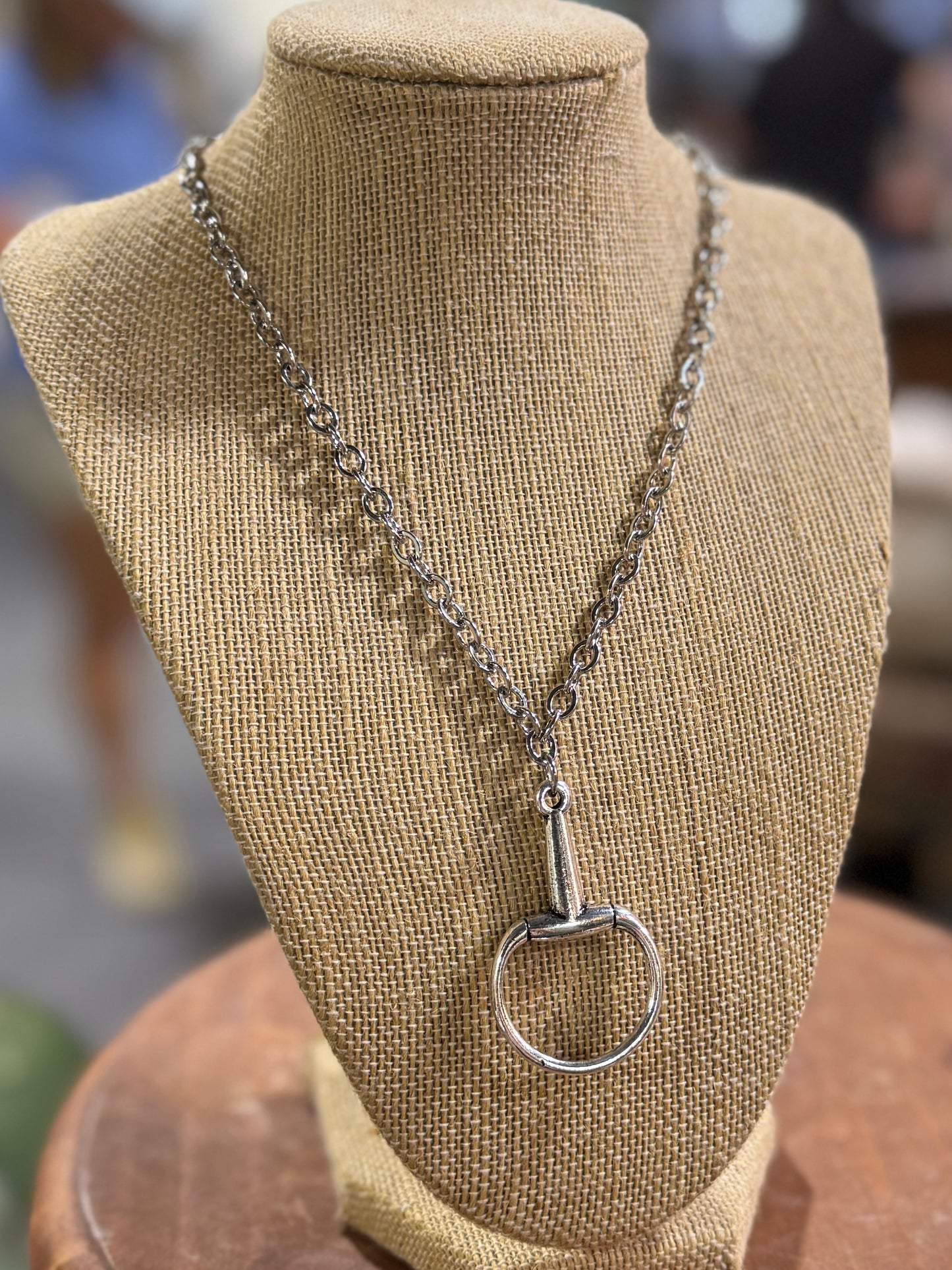 Silver Bit Necklace