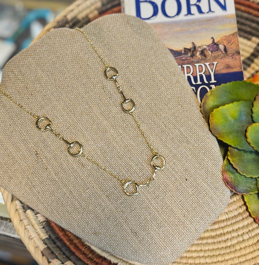 {Lainey} Snaffle Bit Necklace