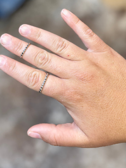 Plain Stacker Silver RIng