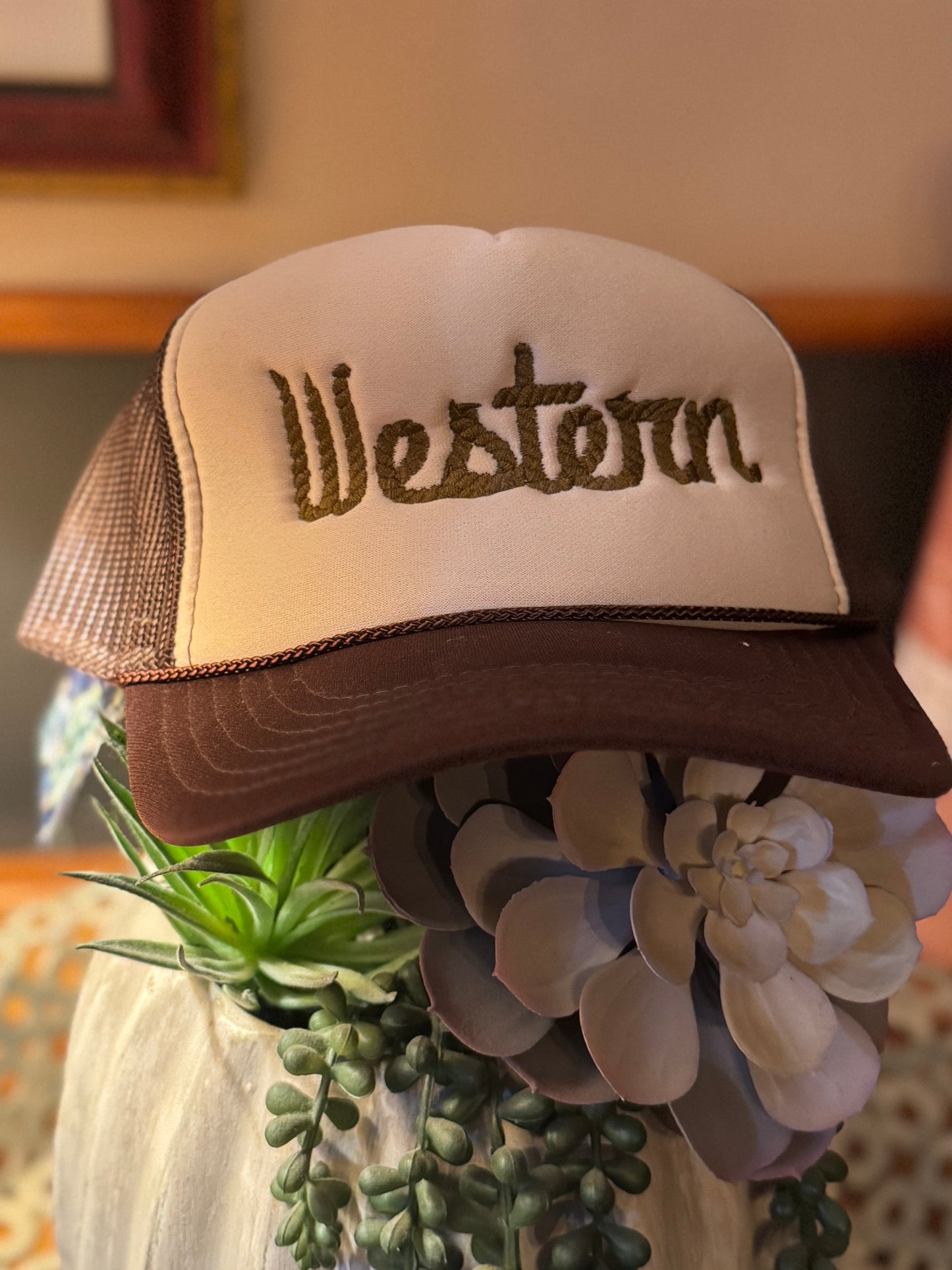 Stitched Western Hat