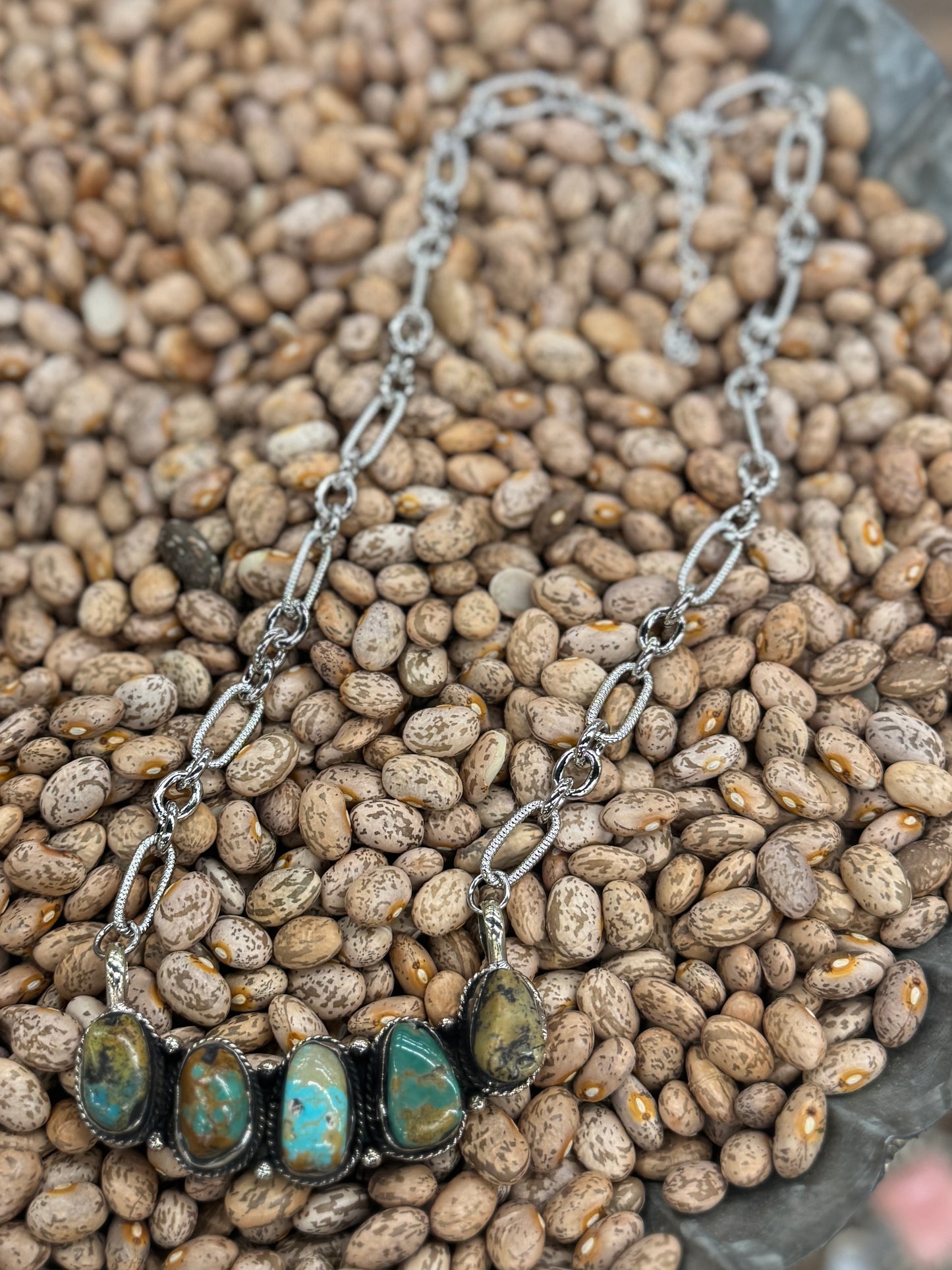 Kingman Stone Pendent Necklace