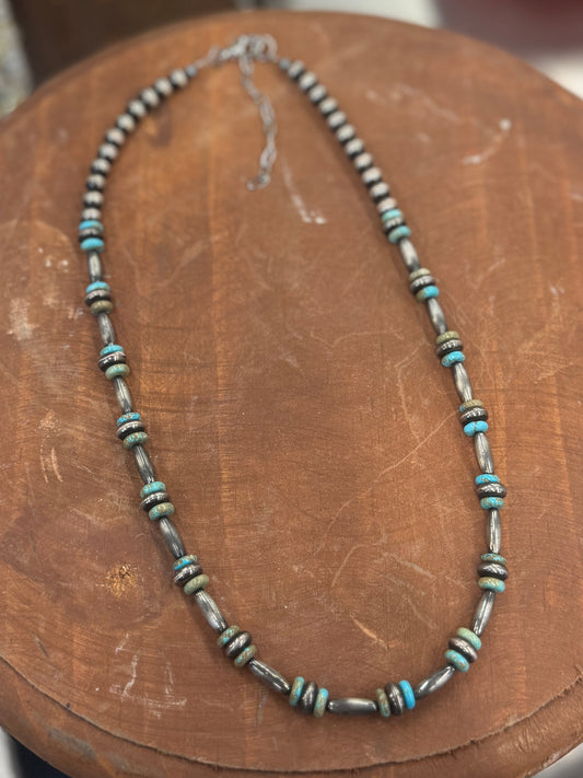 Barrel Pearl Necklace