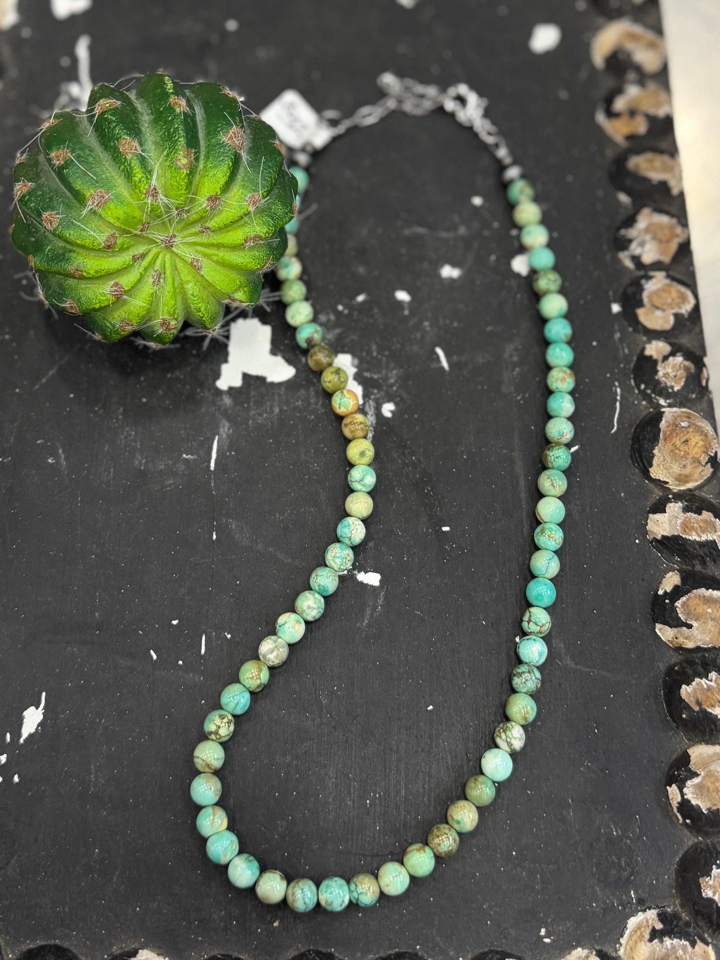 Plain Kingman Beaded Necklace