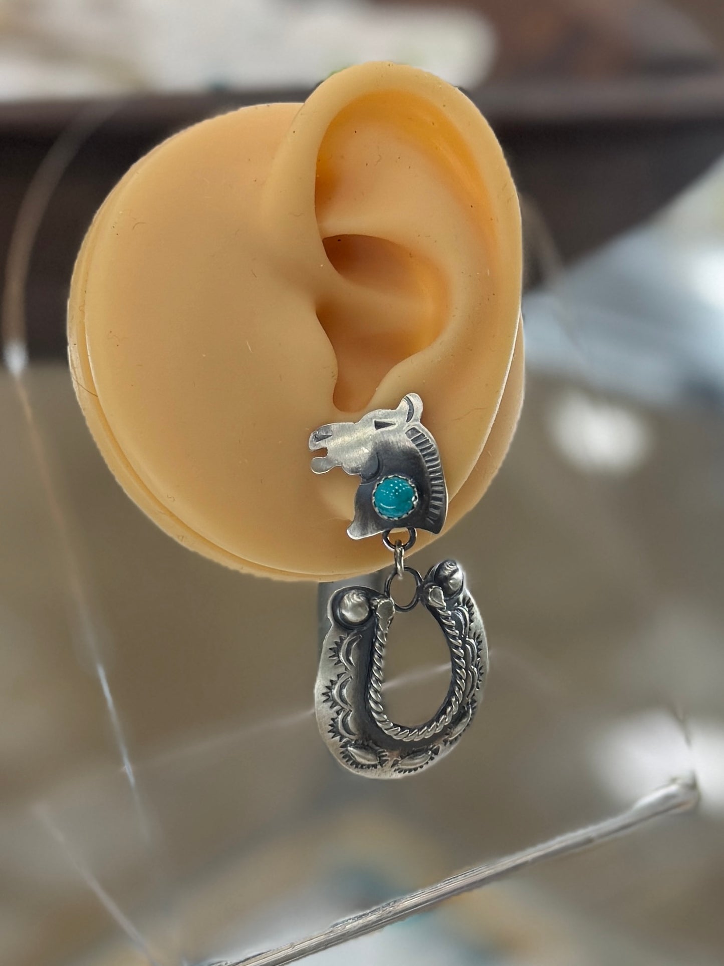 {Woah Pony} Horse Silver Earrings