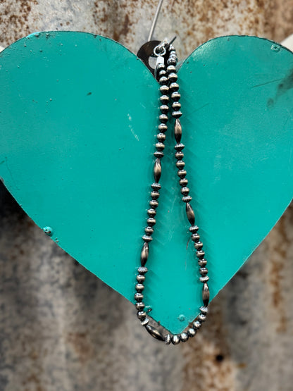 {Boho Babe} Barrel Pearl Necklace