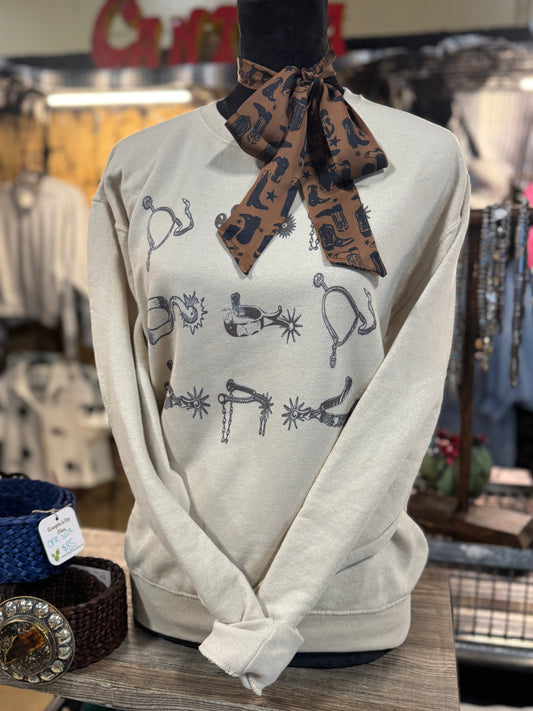 Western Spurs Pullover