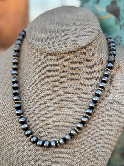 {Dallas} Gold & Pearl Necklace