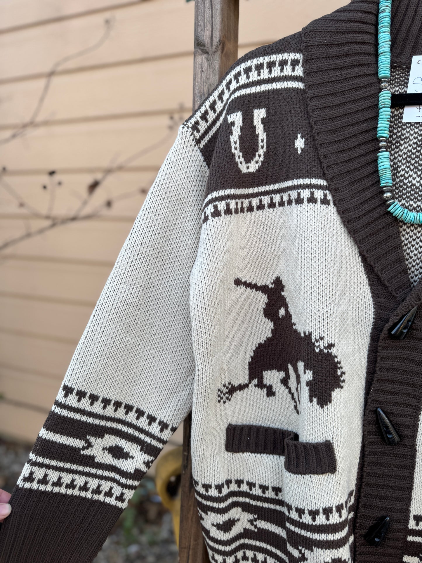 Rodeo Desert Cardigan {Brown}