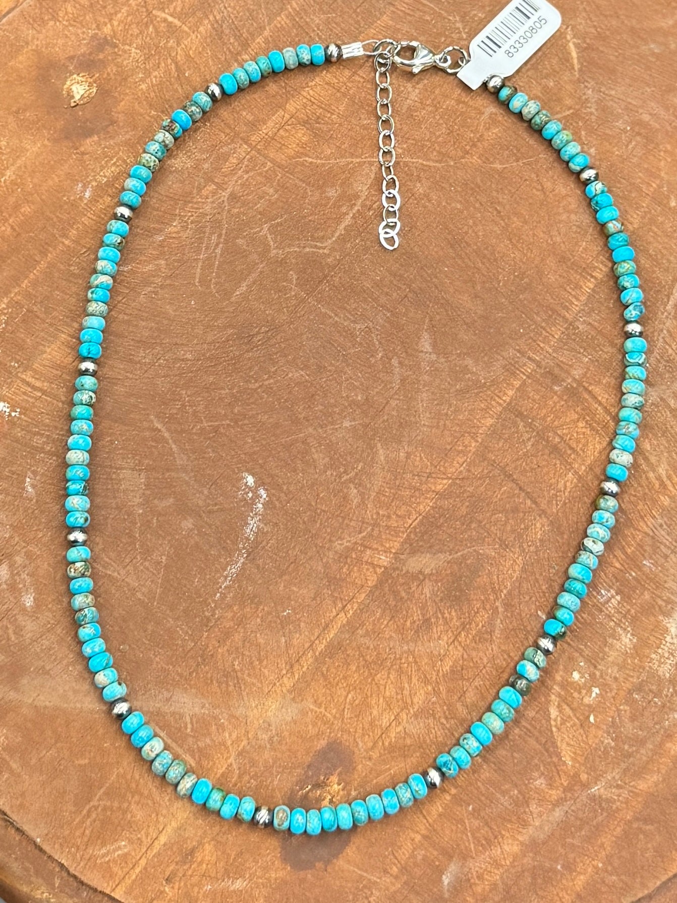 {Lena} Pearl & Kingman Necklace