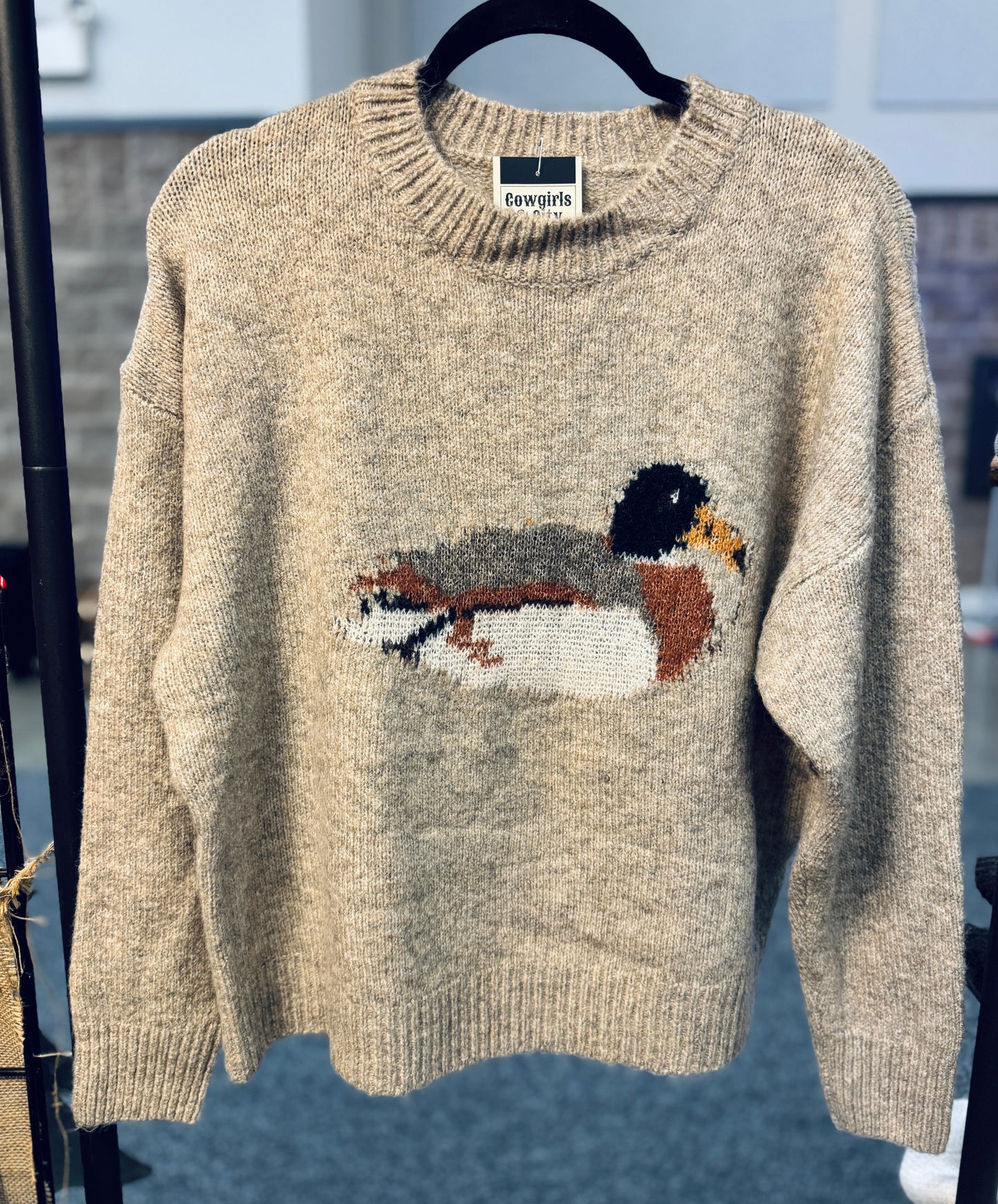 {Riley} Mallard Duck Knit Sweater