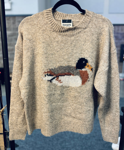 {Riley} Mallard Duck Knit Sweater