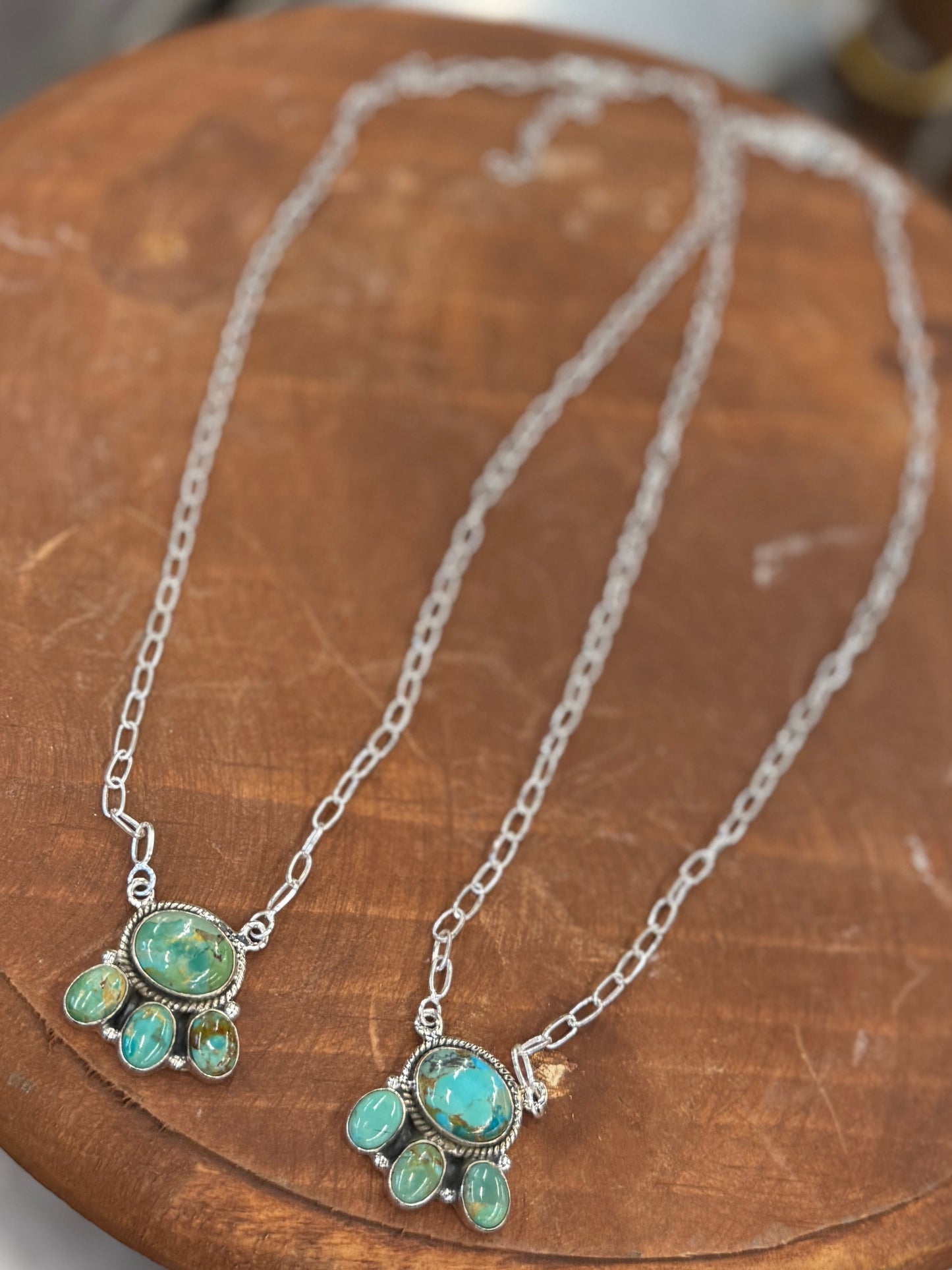 Kingman Cluster Necklace