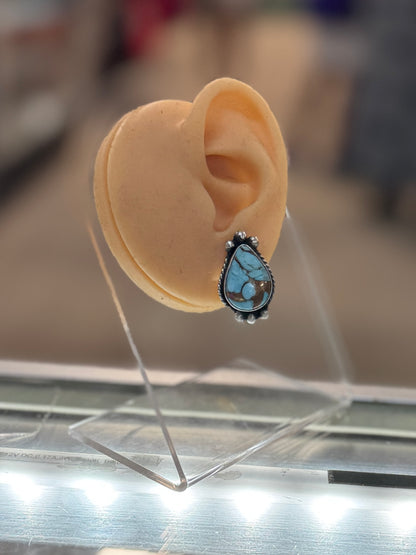Kingman Compressed Stud Earrings