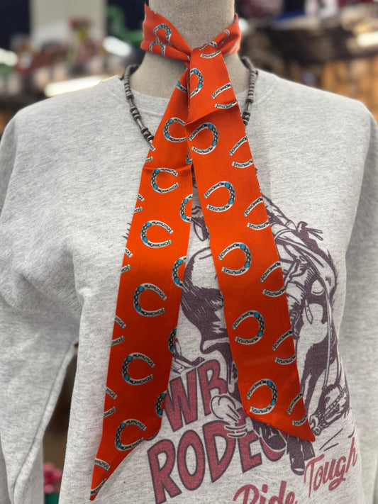 Red Twilly With Horseshoes