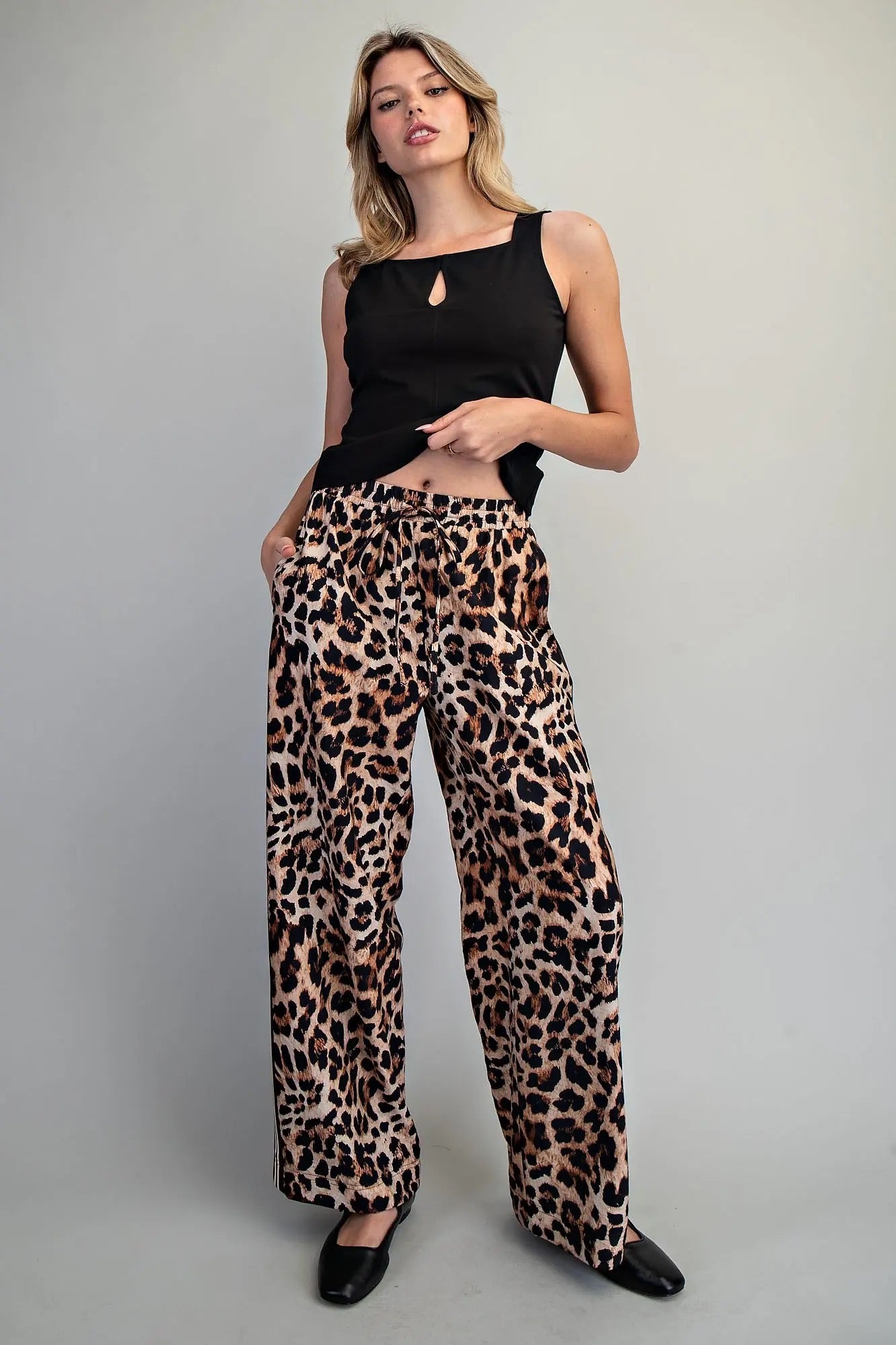 Leopard {Athletic} Pants