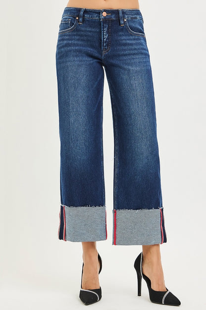 Risen Cuffed Jeans