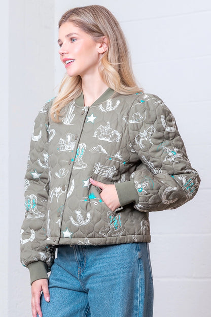 {Wild West} Quilted Jacket