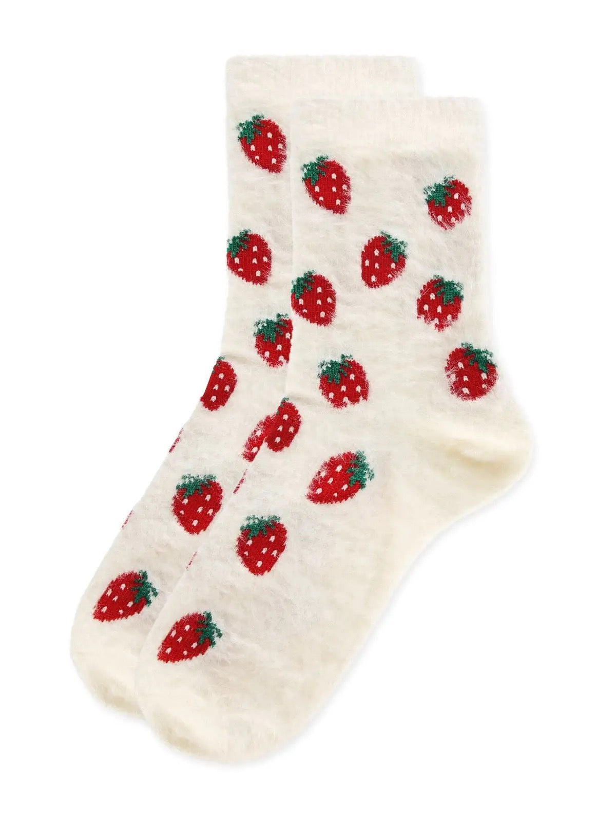 Cozy Strawberry Socks