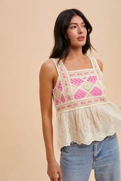 Crochet Lace Tank