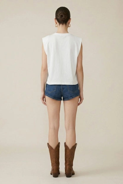 Western Embroidered Muscle Tank