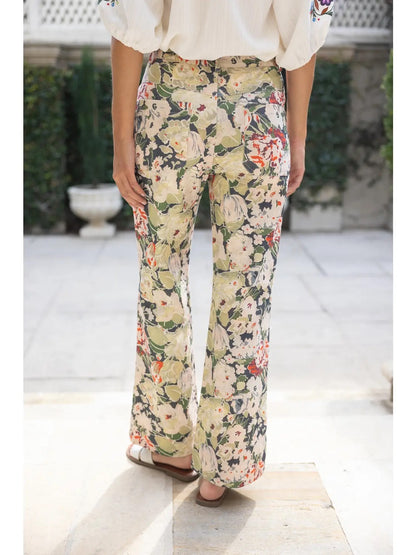 Floral Print Pants