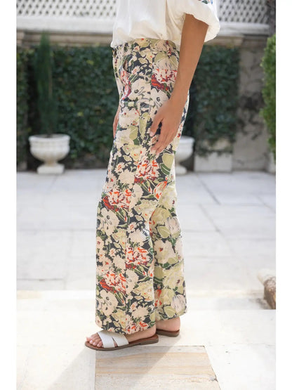 Floral Print Pants