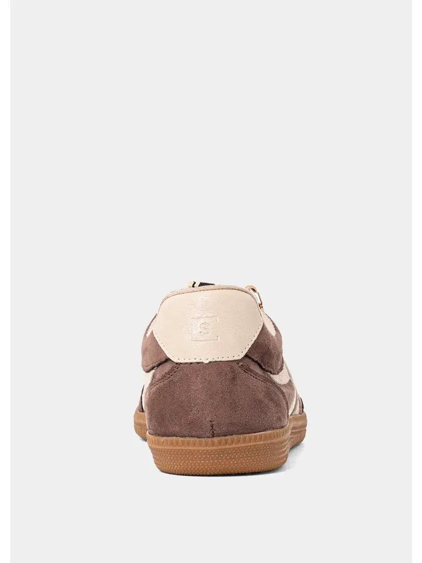 Sasha Low-Top Brown Suede Shoes