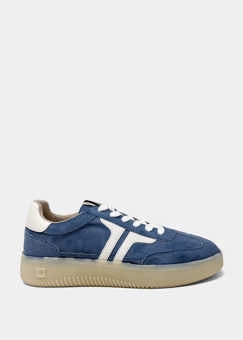 Poppy Low-Top Suede Platform Sneaker