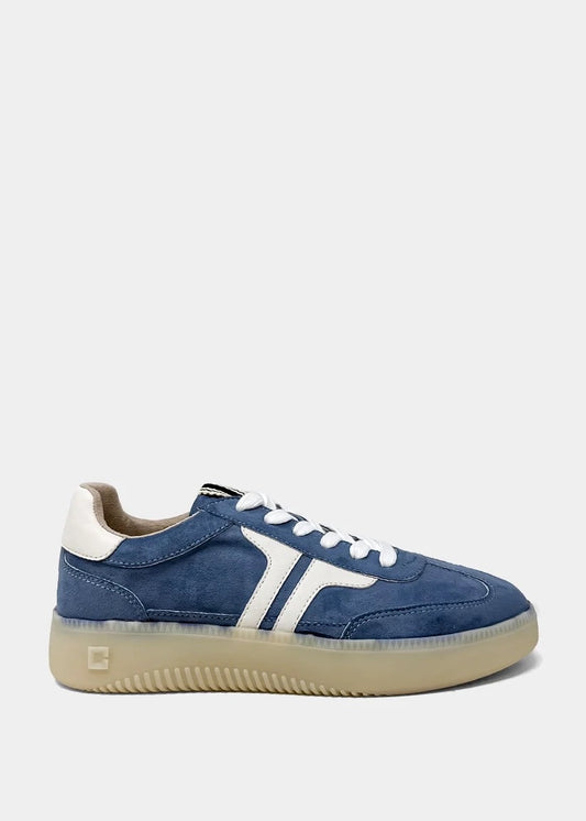 Poppy Low-Top Suede Platform Sneaker