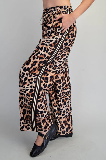 Leopard {Athletic} Pants