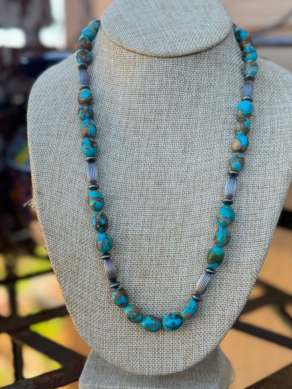 {Alice} Kingman Turquoise Necklace - Cowgirls & City Chics