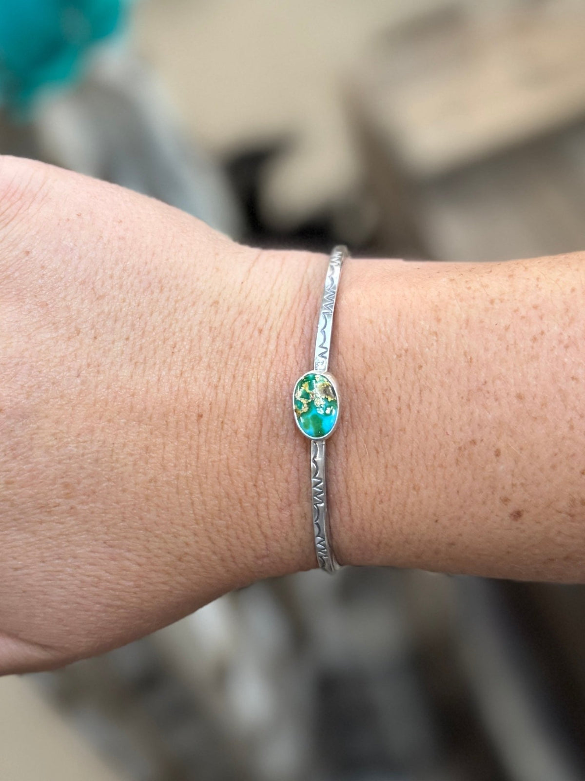 {Allie} Sonoran Stamped Cuff - Cowgirls & City Chics