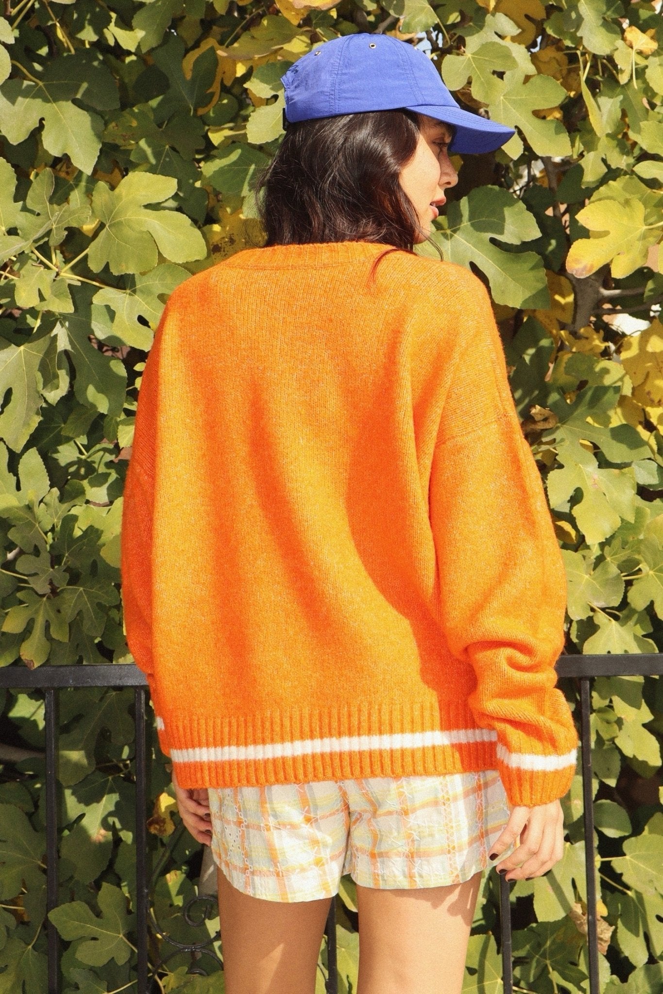 Amalfi Orange Sweater - Cowgirls & City Chics
