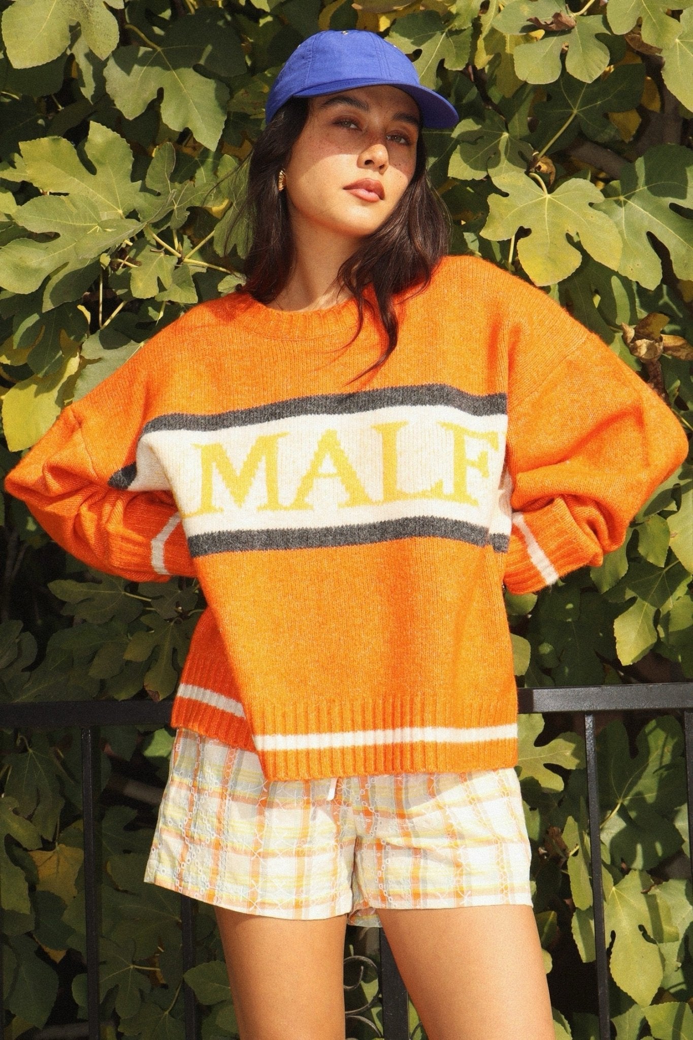 Amalfi Orange Sweater - Cowgirls & City Chics