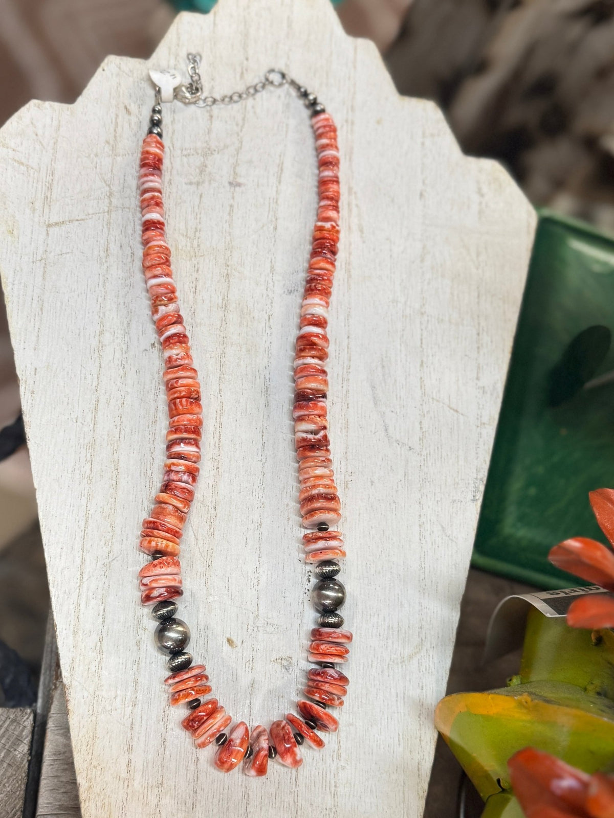 {Amigo} Spiny & Silver Beaded Necklace - Cowgirls & City Chics