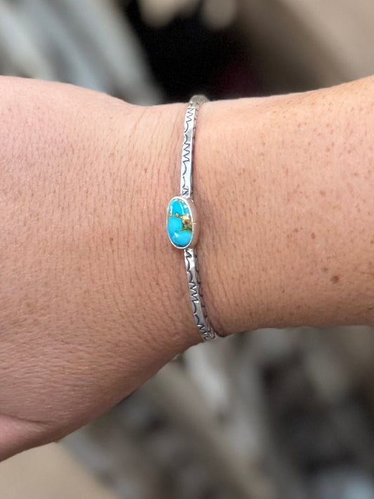 {Becky} Sonoran Stamped Cuff - Cowgirls & City Chics