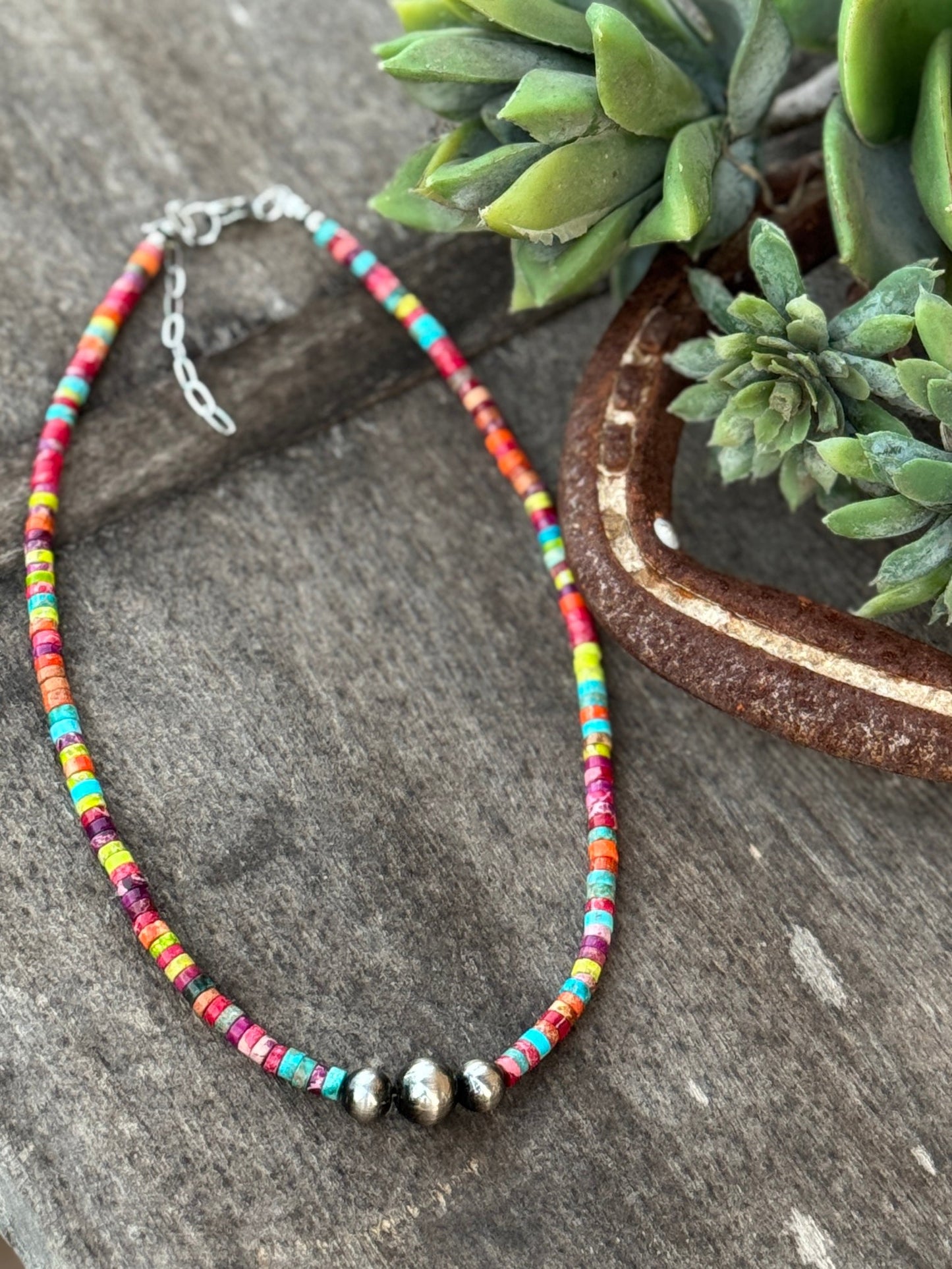 {Belize} Multi - Color Pearl Necklace - Cowgirls & City Chics