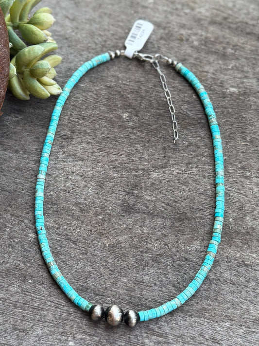 {Belize} Turquoise Pearl Necklace - Cowgirls & City Chics