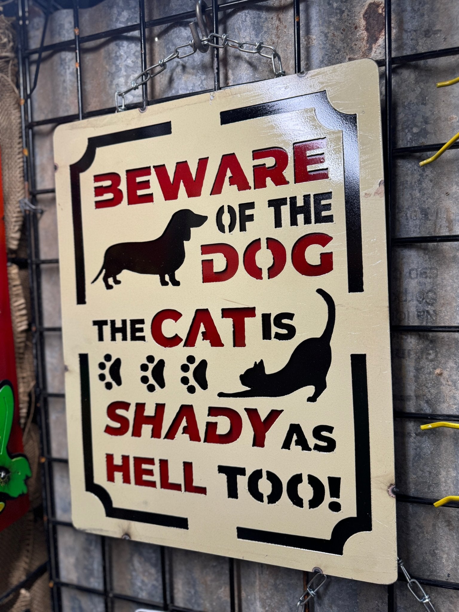 Beware Sign - Cowgirls & City Chics
