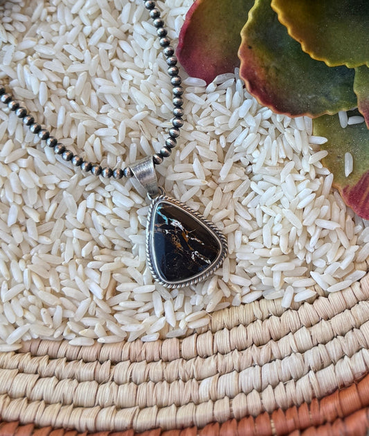 Blackjack Silver Pendent - Cowgirls & City Chics
