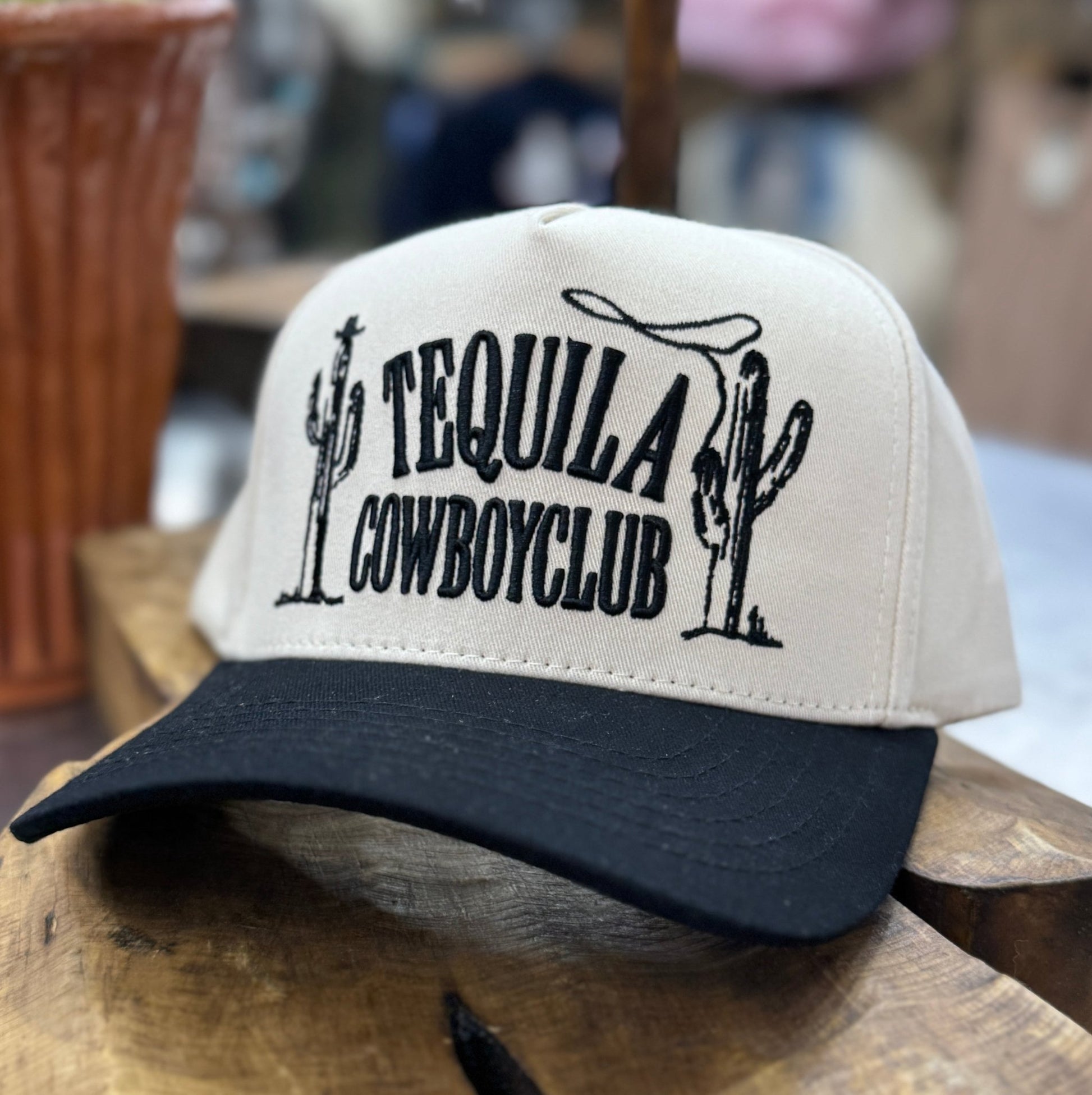 {BLK} Tequila Cowboy Club Cap - Cowgirls & City Chics