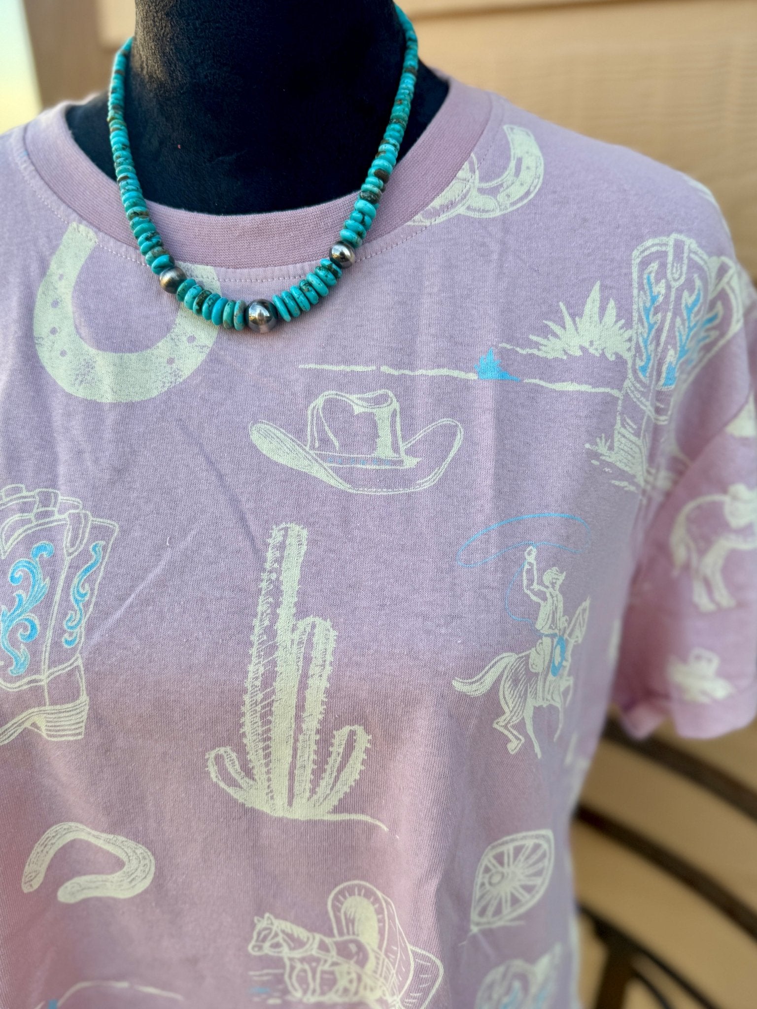 {Blush} Wild West Tee - Cowgirls & City Chics