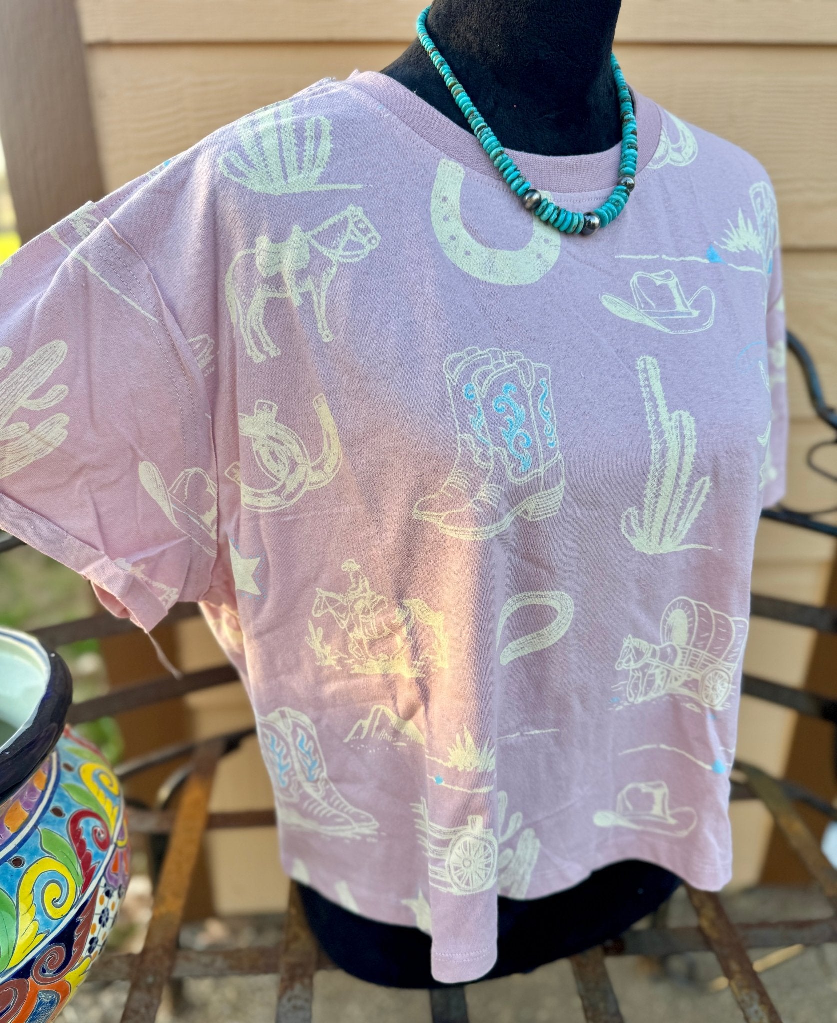 {Blush} Wild West Tee - Cowgirls & City Chics