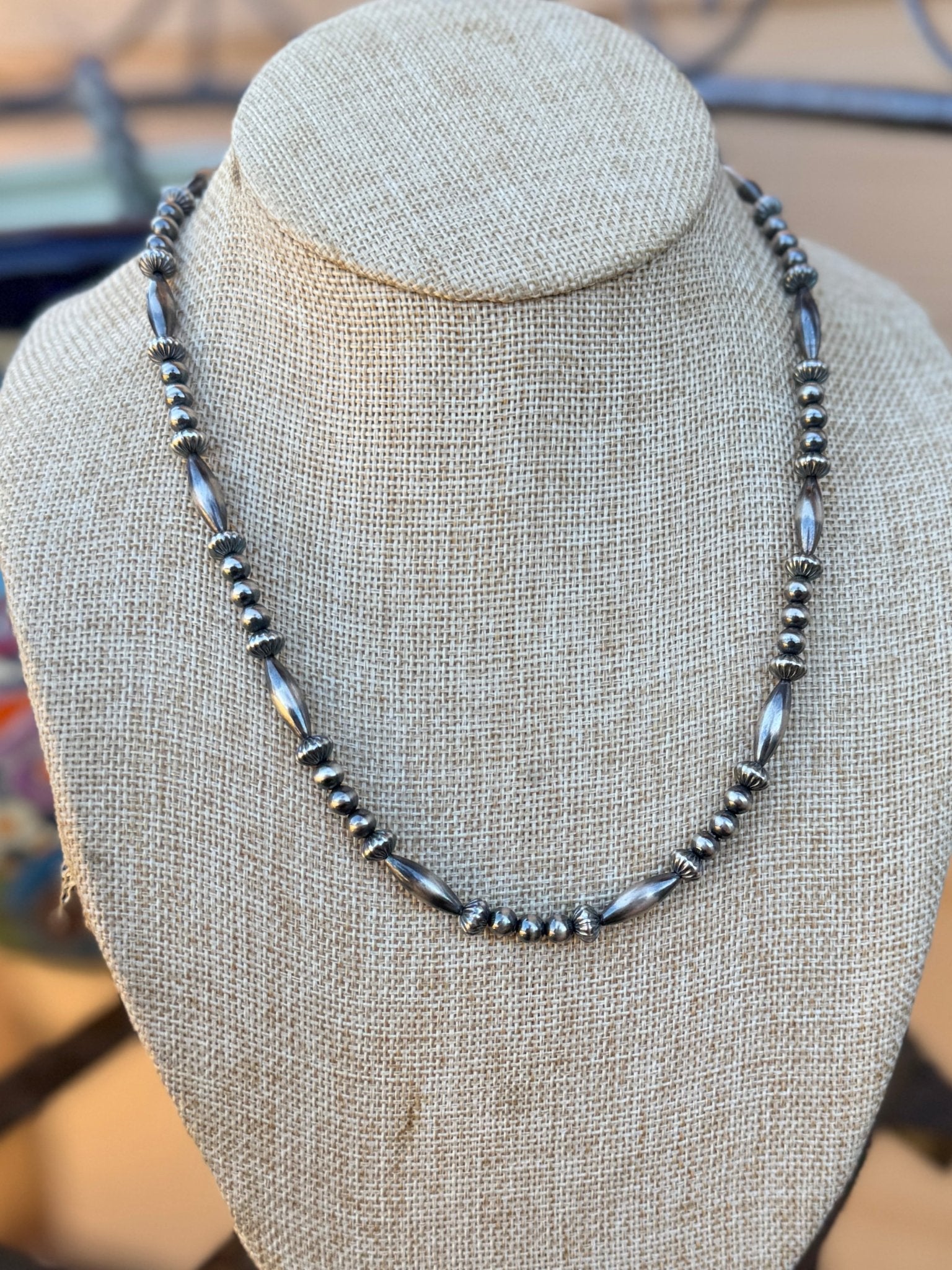 {Boho Babe} Barrel Pearl Necklace - Cowgirls & City Chics