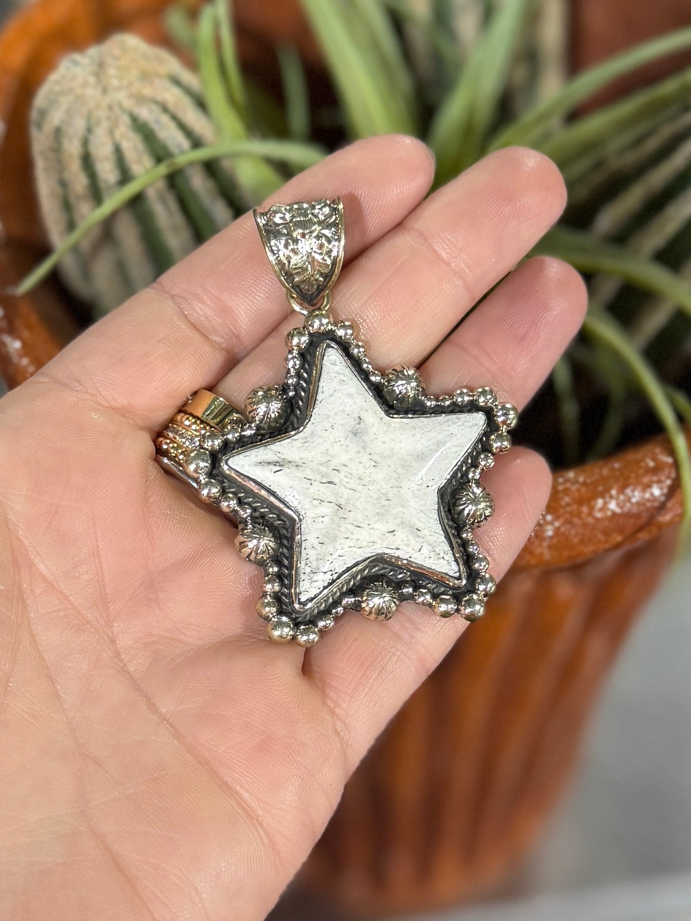 Bone Star Pendent - Cowgirls & City Chics