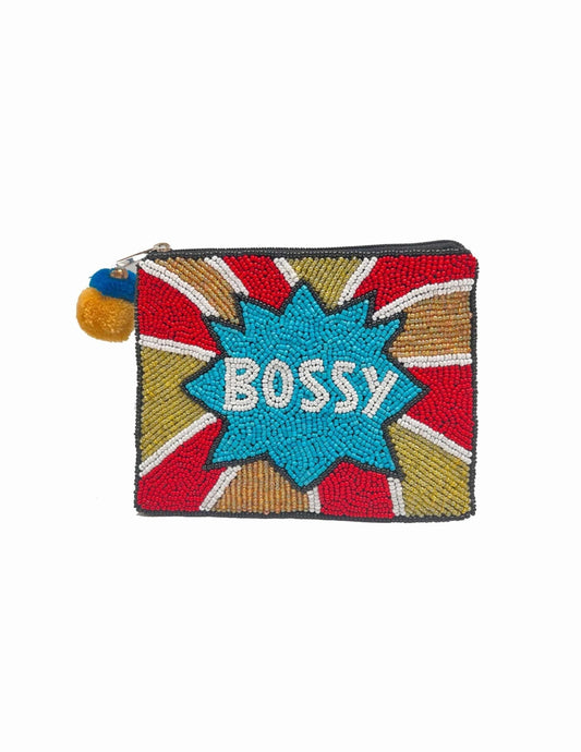 Bossy Beaded Pouch - Cowgirls & City Chics